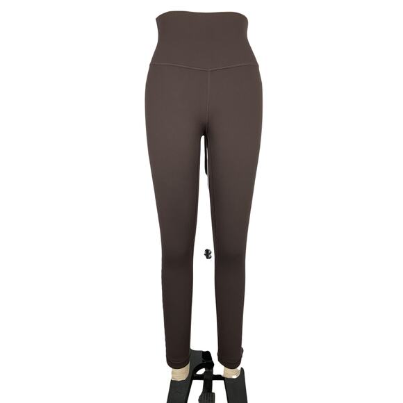 Lululemon 'Align' Brown Nylon High-Rise Pant 25" Size 6 - Picture 2 of 4